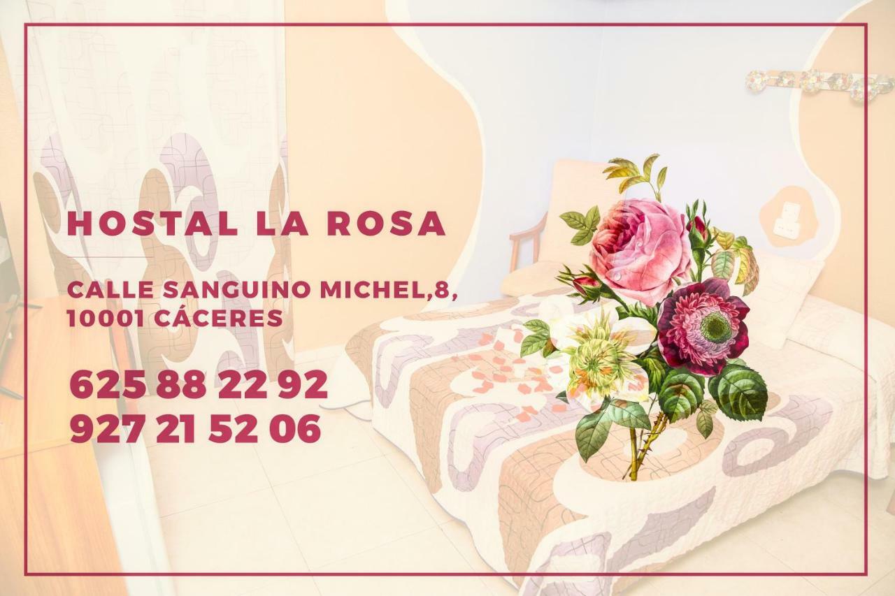 Hostal La Rosa Cáceres Exterior foto